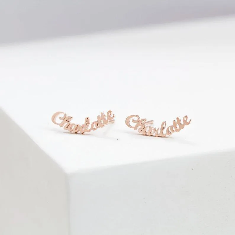 Custom Name Earring-Christmas Gifts For Mom