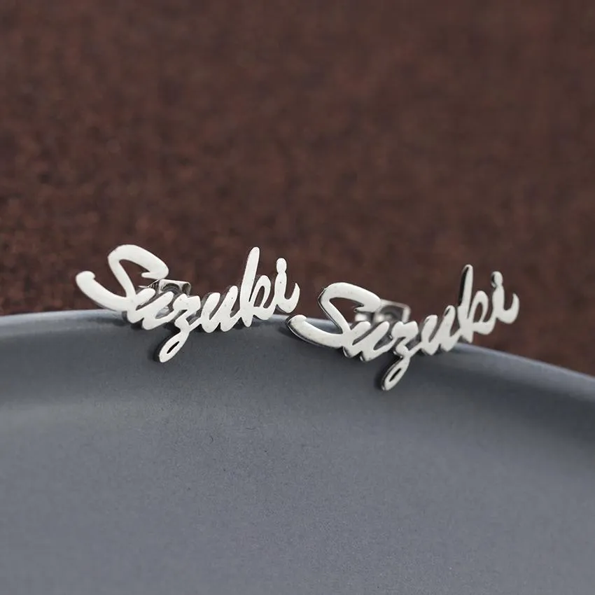 Custom Name Earring-Christmas Gifts For Mom