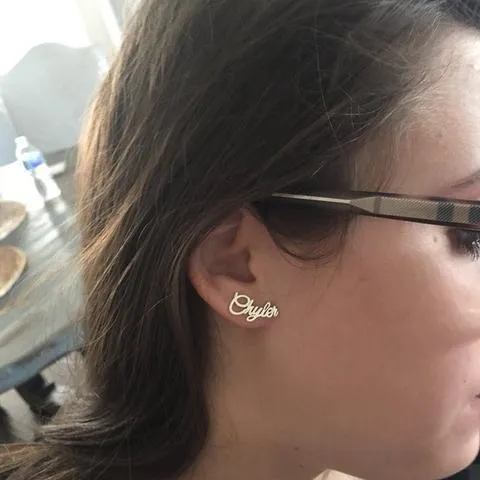 Custom Name Earring-Christmas Gifts For Mom