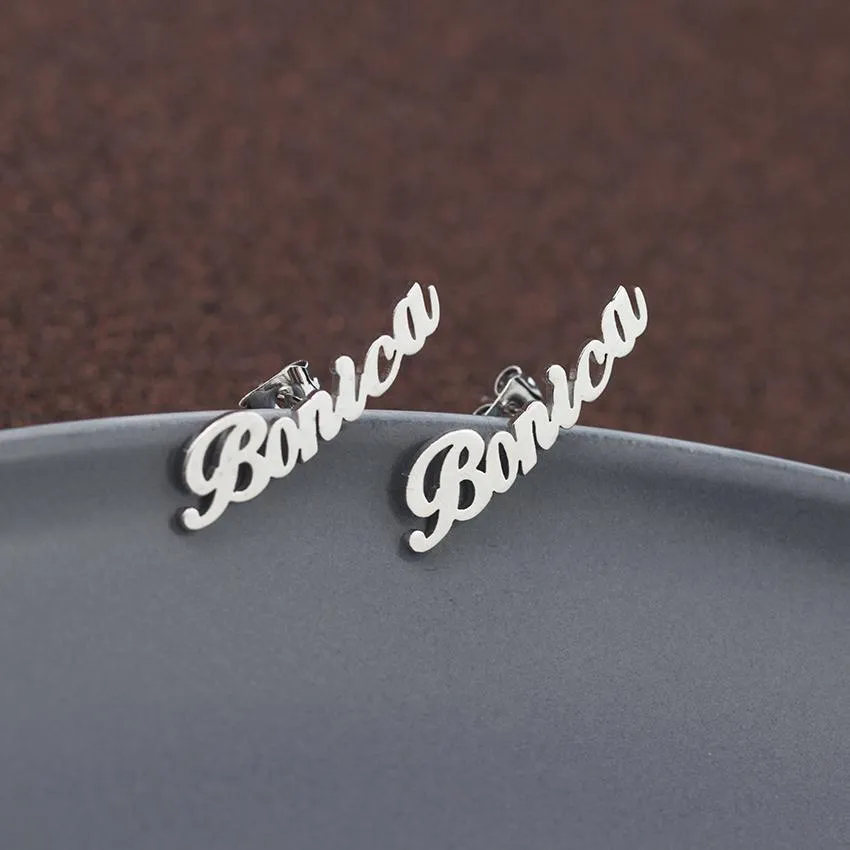 Custom Name Earring-Christmas Gifts For Mom