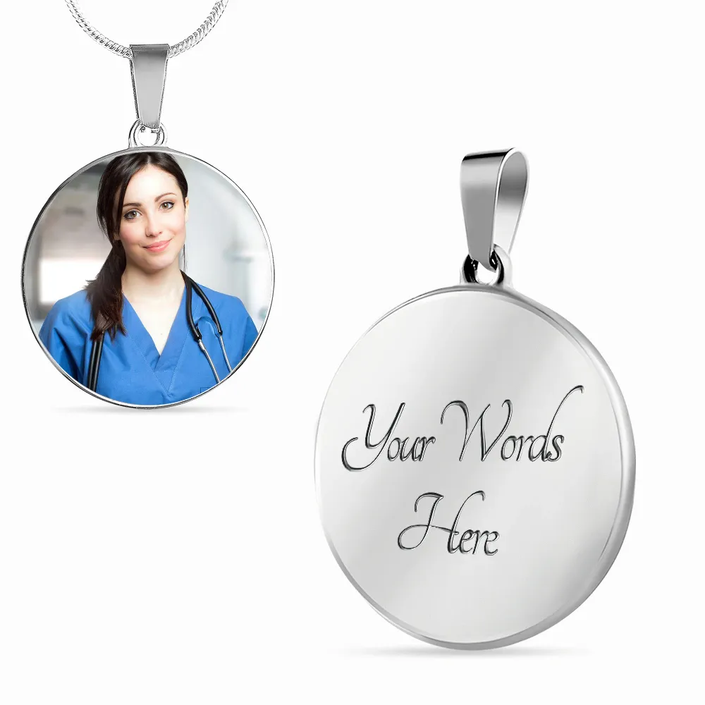 Custom Photo Necklace For Nurse- Gifts For Nurses