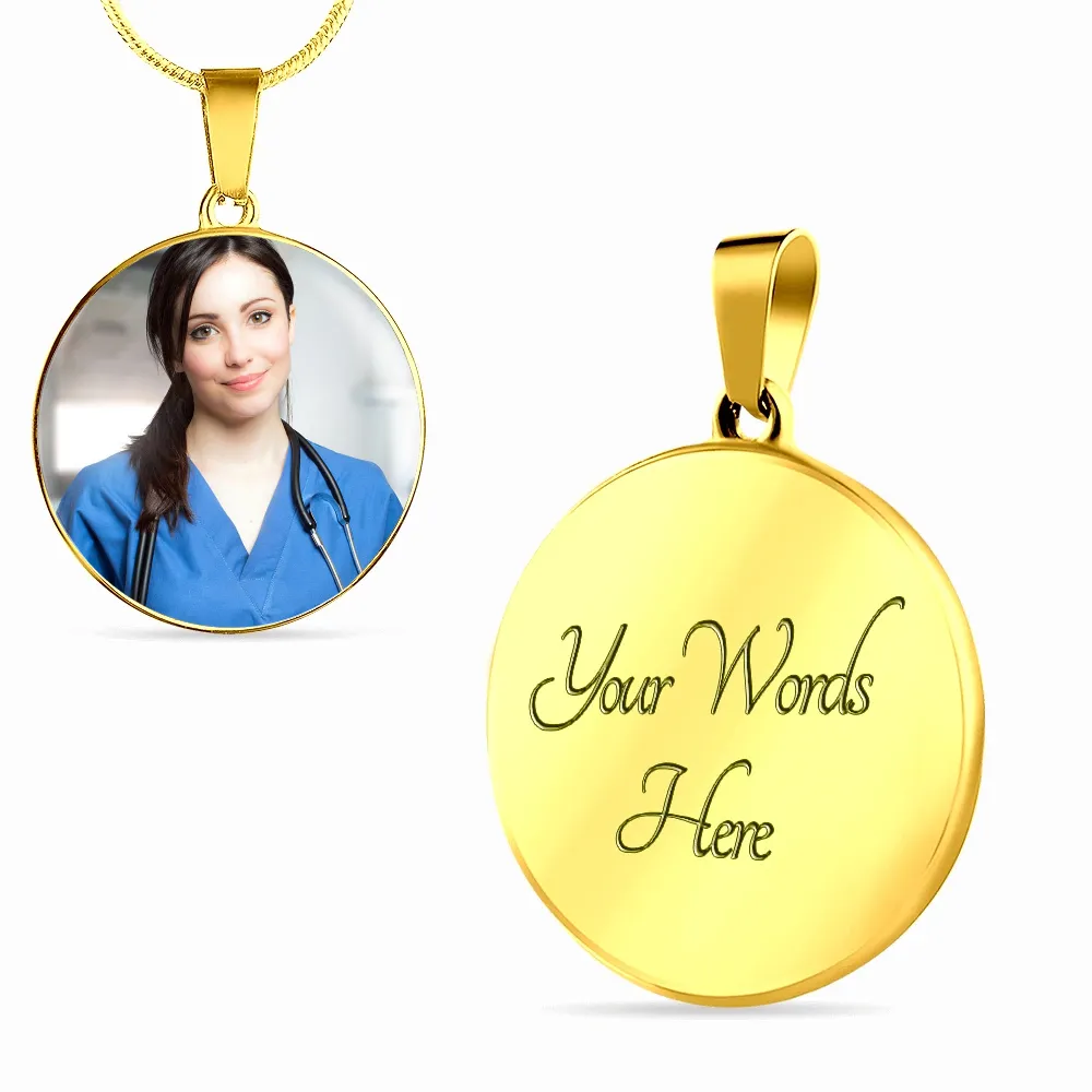 Custom Photo Necklace For Nurse- Gifts For Nurses