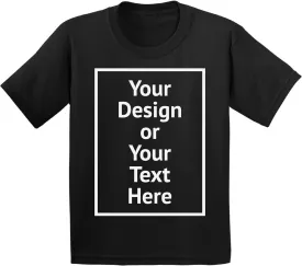Custom Shirt for Boys Girls Toddler Personalized Your Own Image Photo Text T-Shirt Front/Back Print