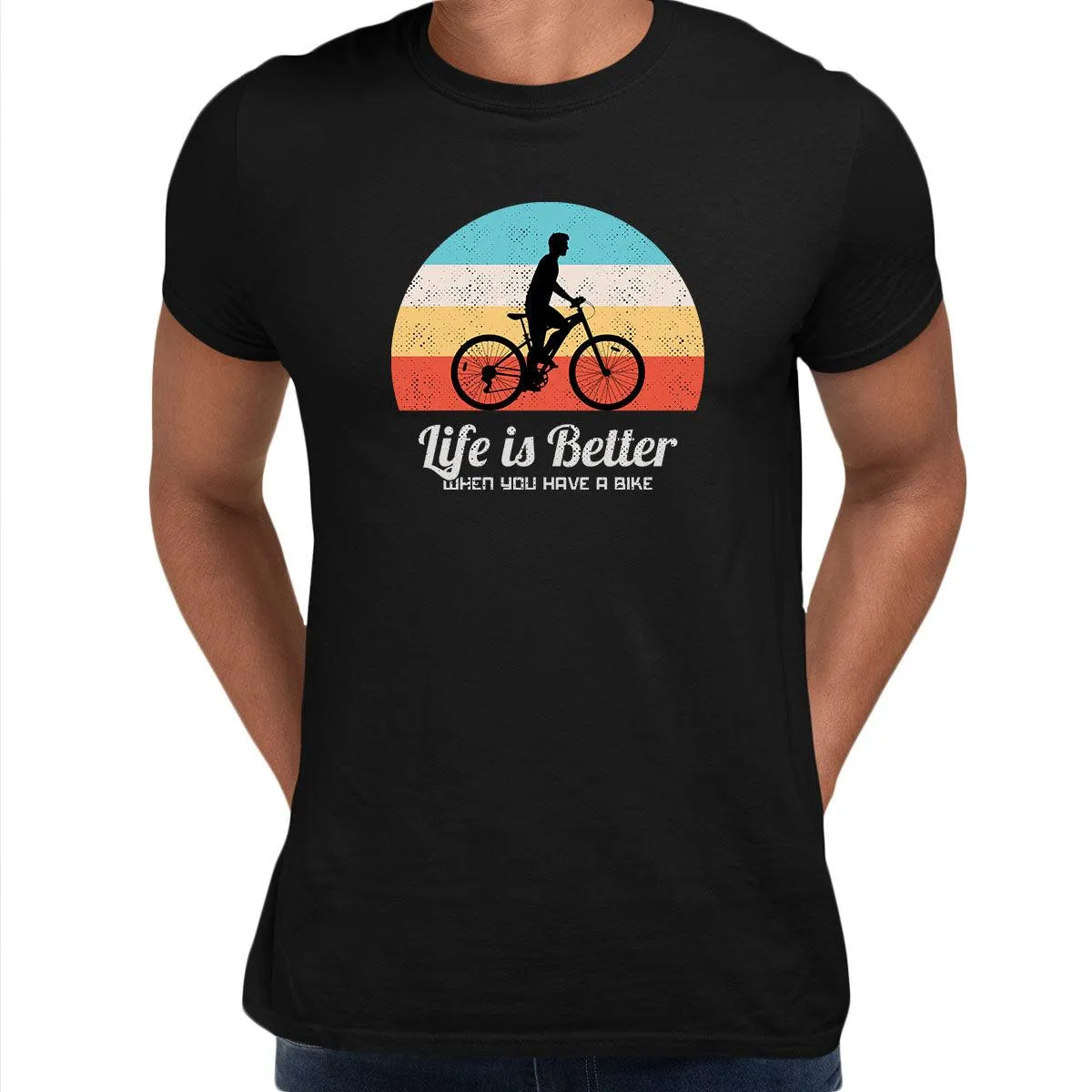 Cycling T-Shirt Life is better when you have a Bike Bicycle Racer Road Adult Unisex T-Shirt