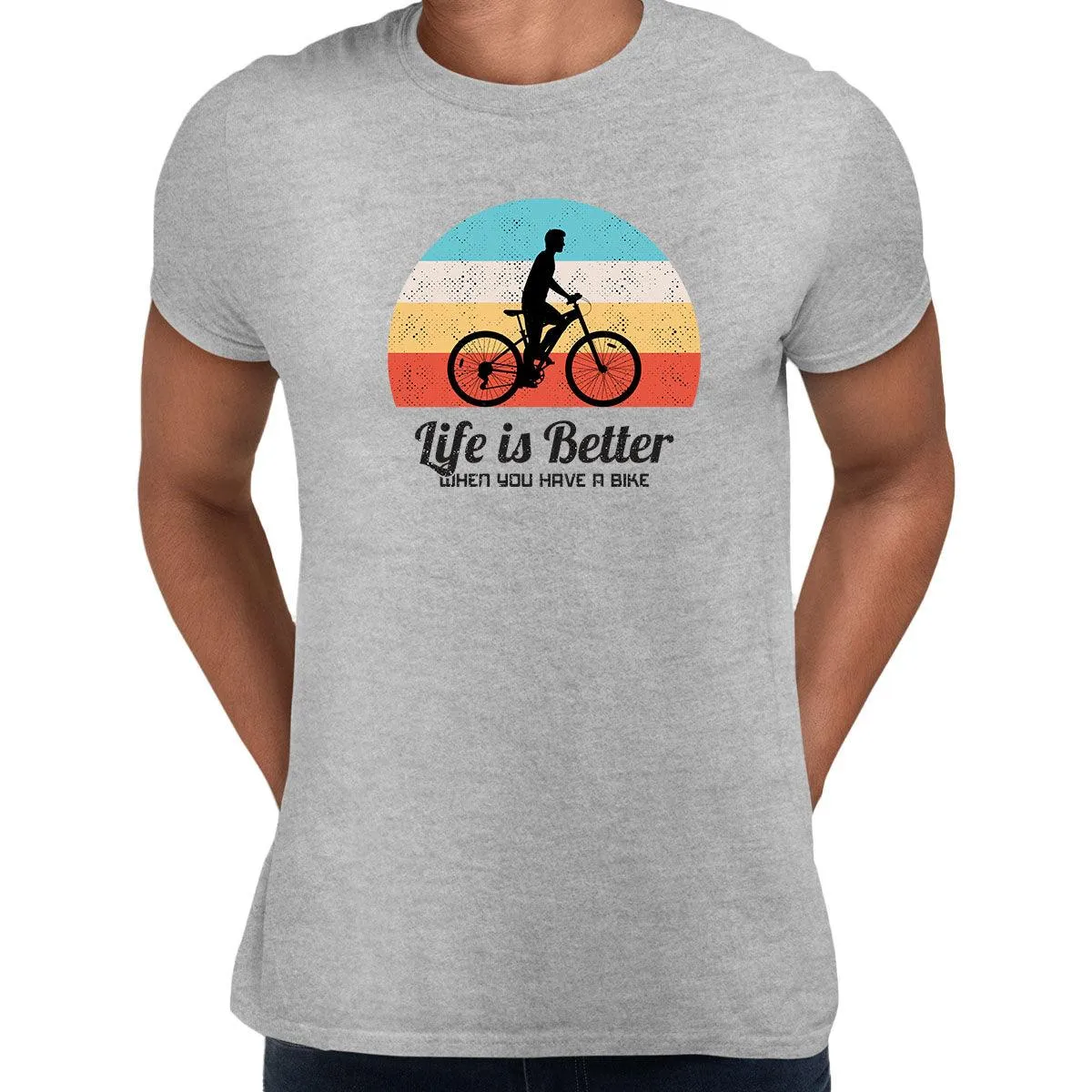 Cycling T-Shirt Life is better when you have a Bike Bicycle Racer Road Adult Unisex T-Shirt