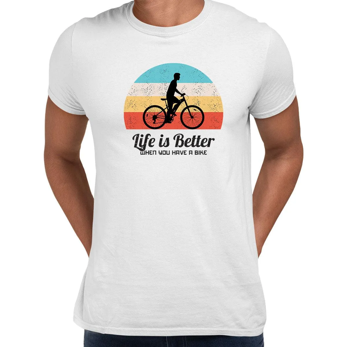 Cycling T-Shirt Life is better when you have a Bike Bicycle Racer Road Adult Unisex T-Shirt
