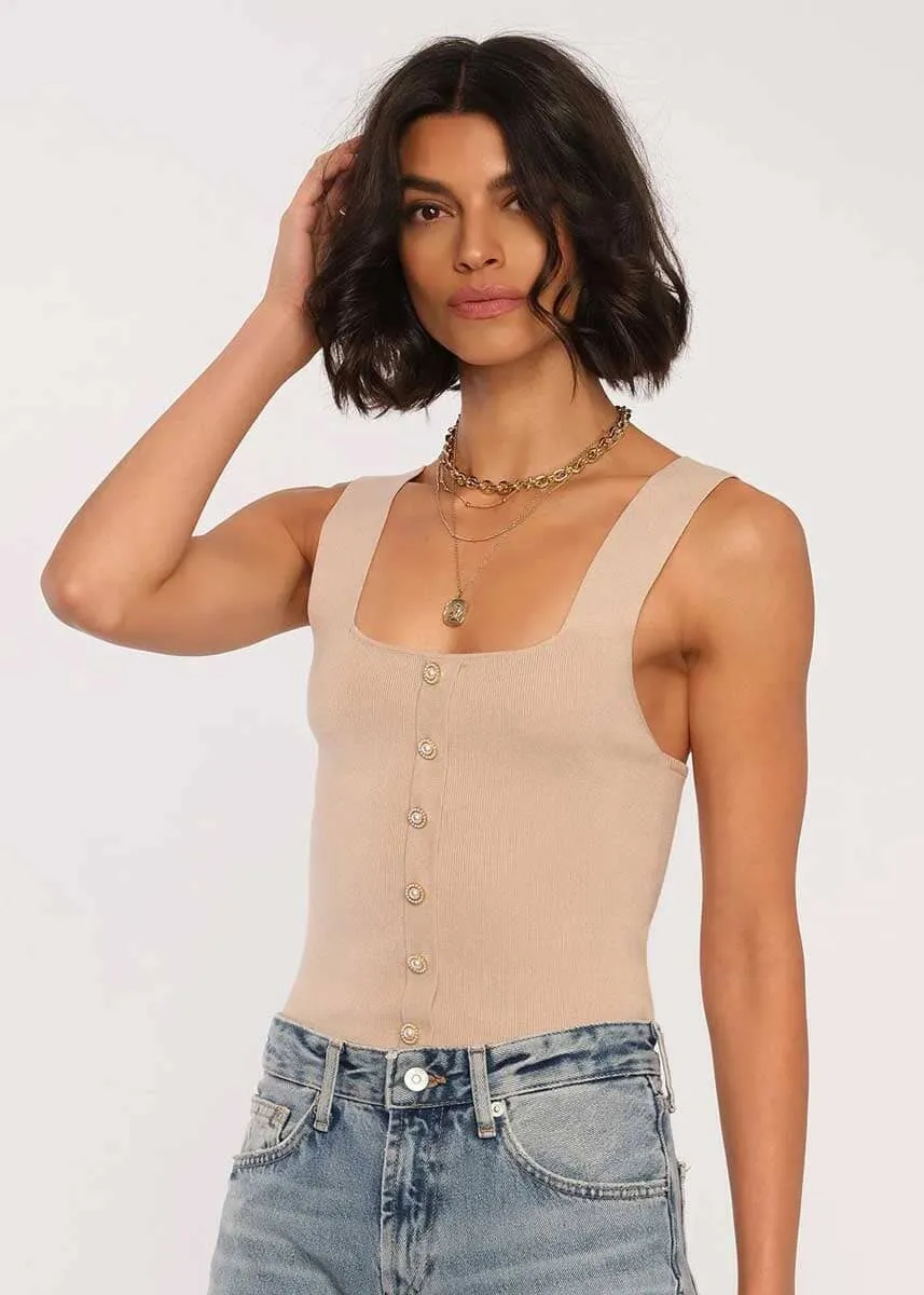 Delia Top - Buff