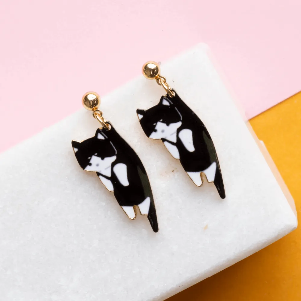 Drop Earring Cat