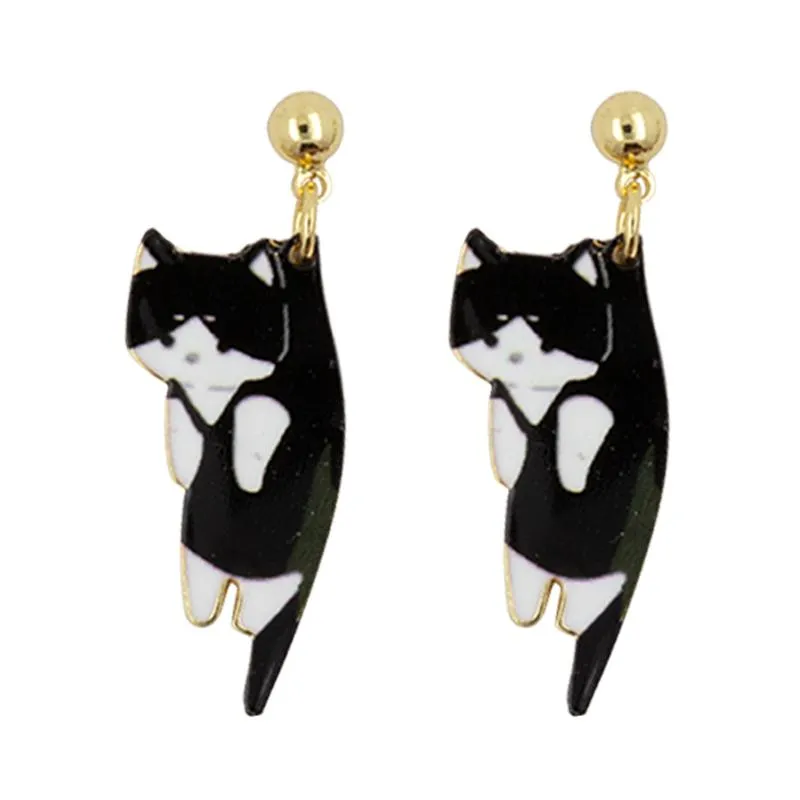 Drop Earring Cat