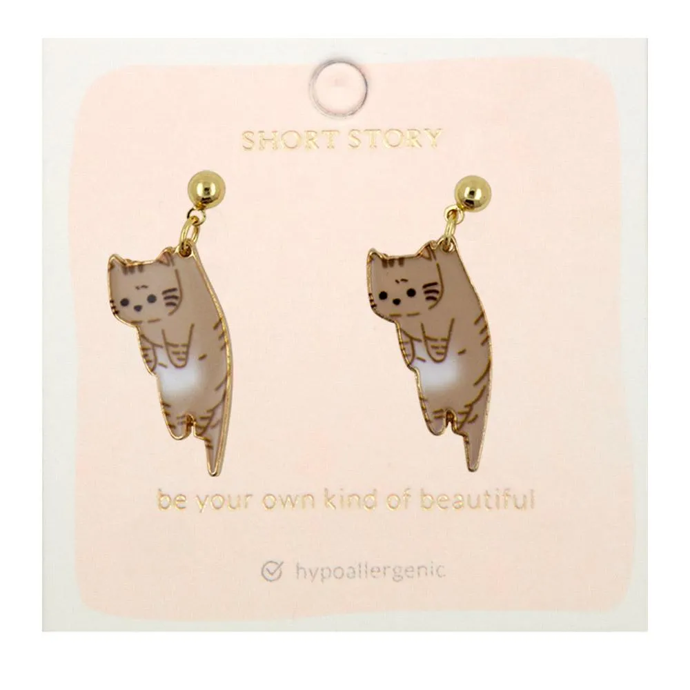 Drop Earring Cat