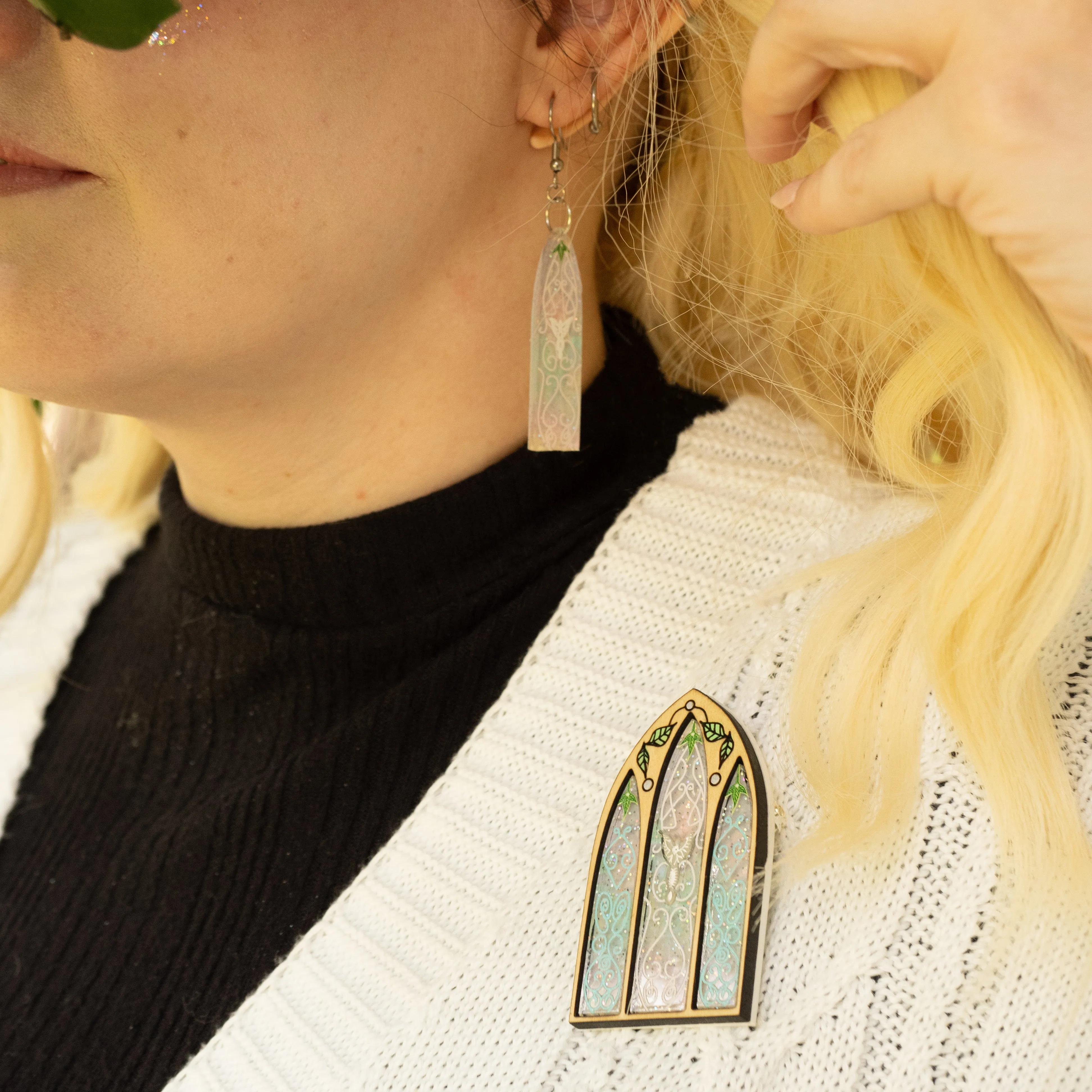 Elven window- Brooch