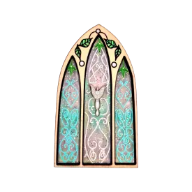 Elven window- Brooch