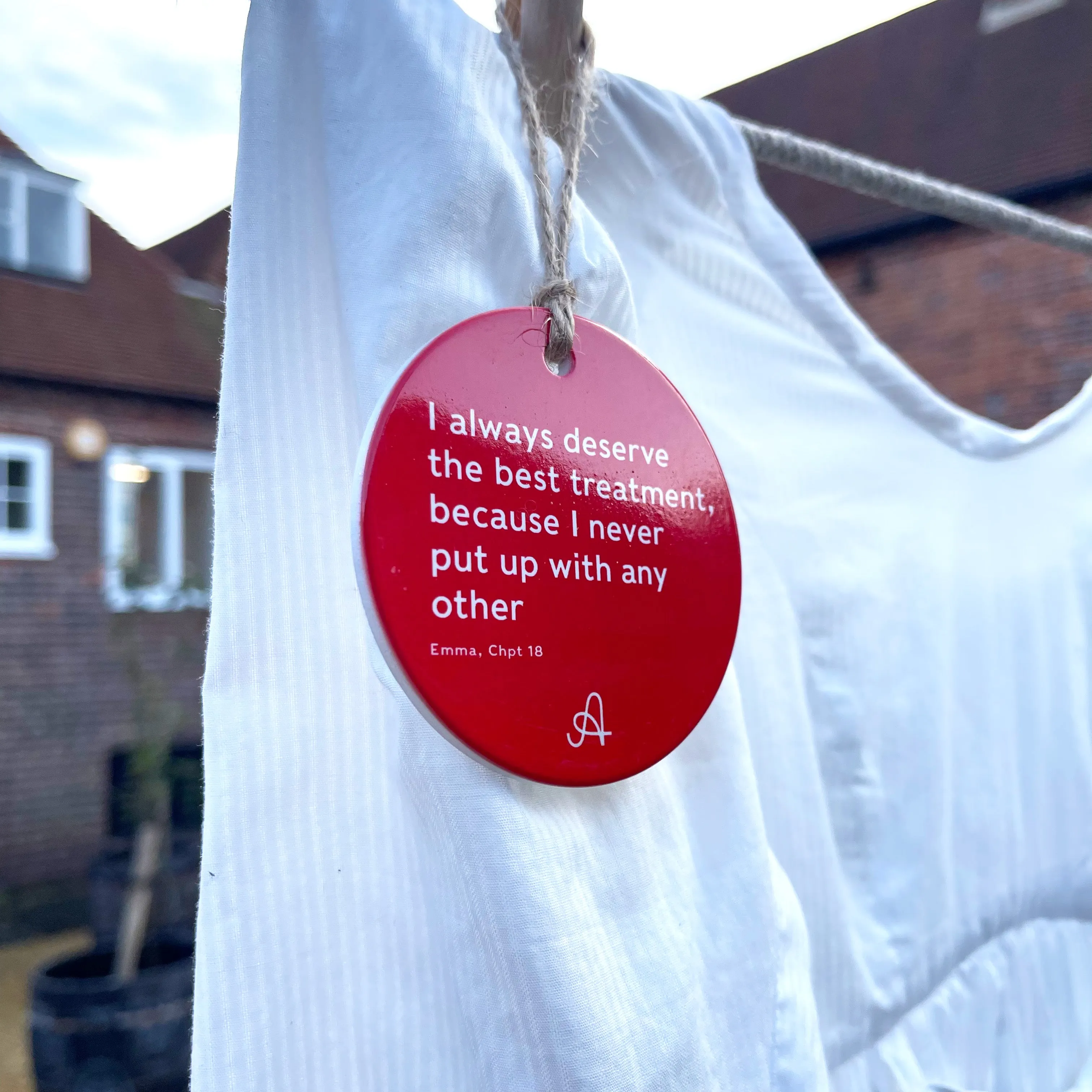 Exclusive Ceramic Quote Decoration