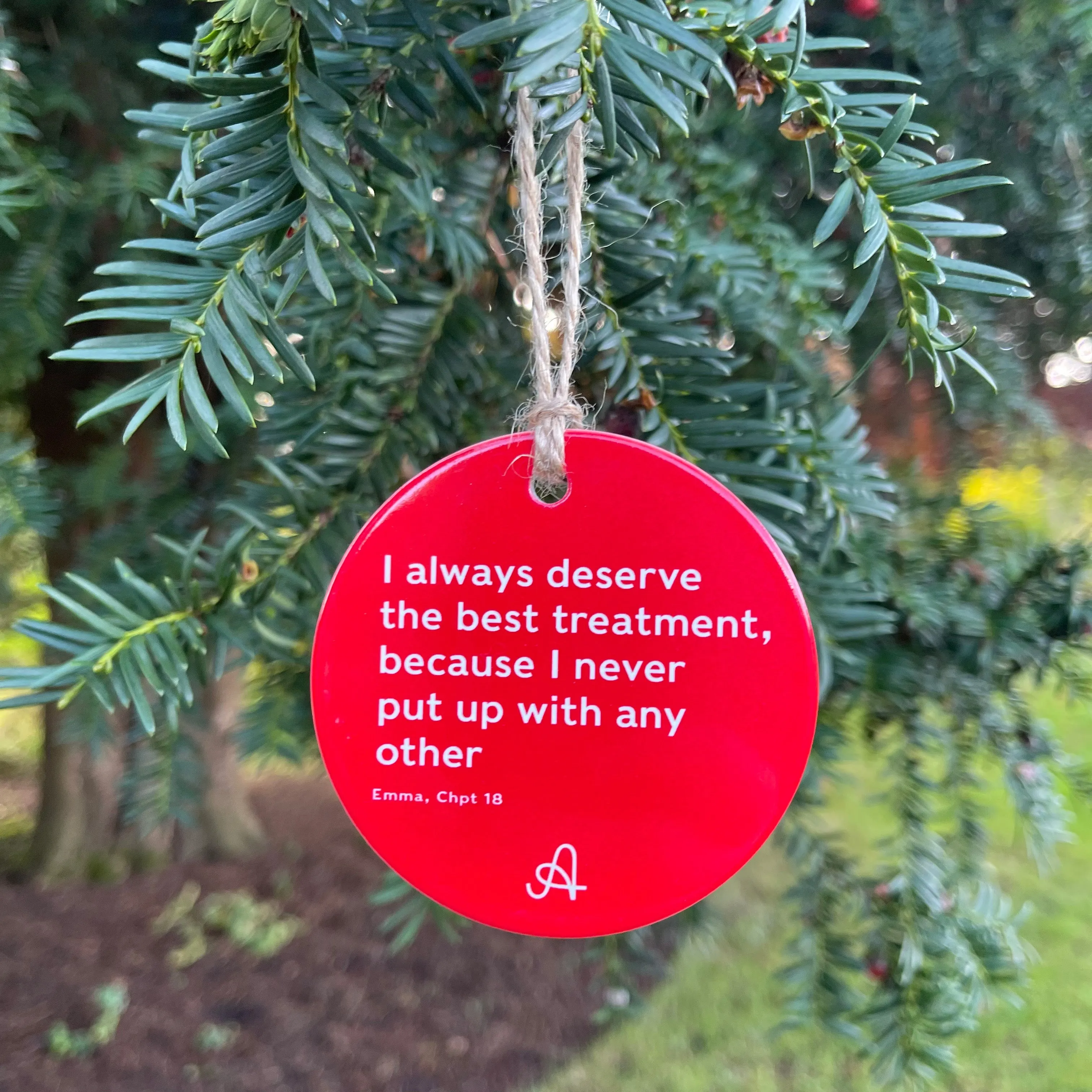 Exclusive Ceramic Quote Decoration