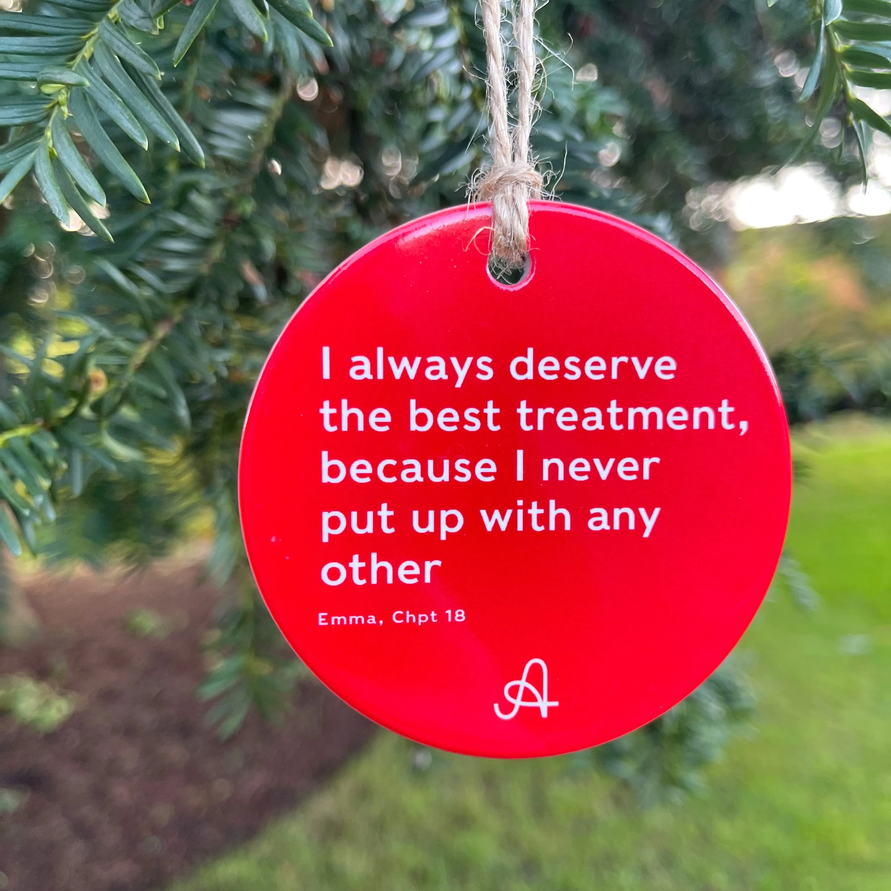 Exclusive Ceramic Quote Decoration