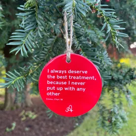 Exclusive Ceramic Quote Decoration