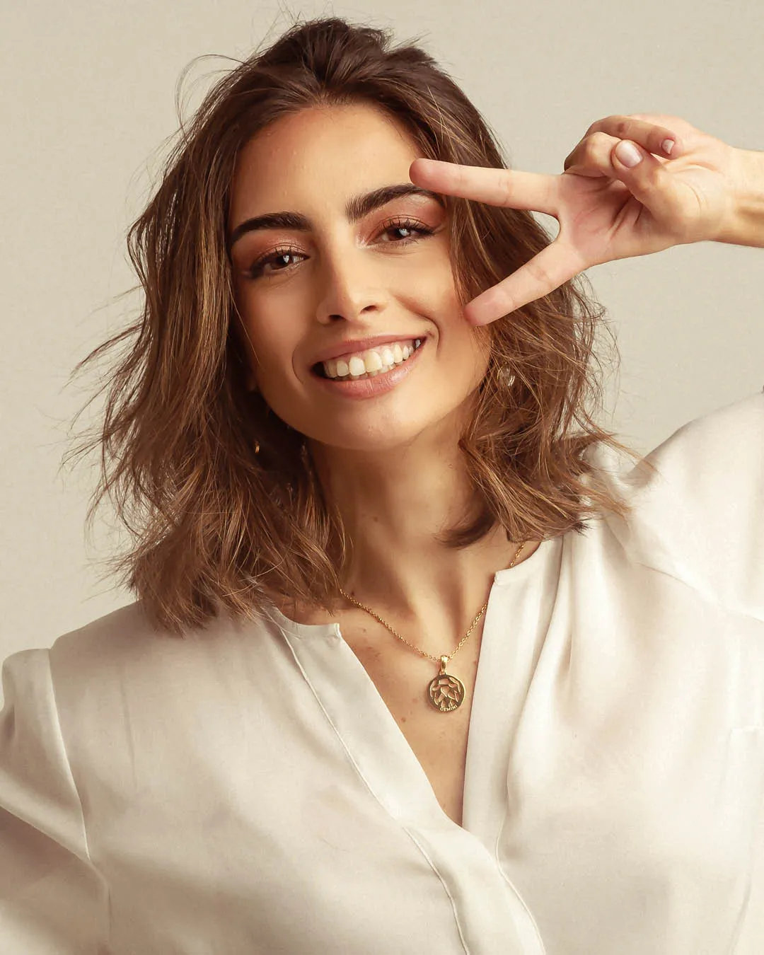 Gemini Pendant, Gold (May 21 - Jun 20)