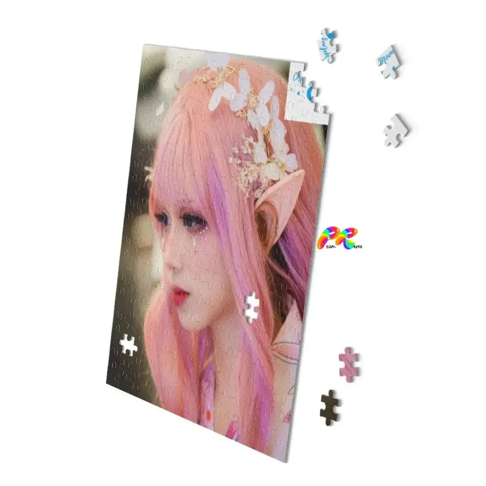Girl Elf With Pink Wig Puzzle (120, 252, 500-Piece)
