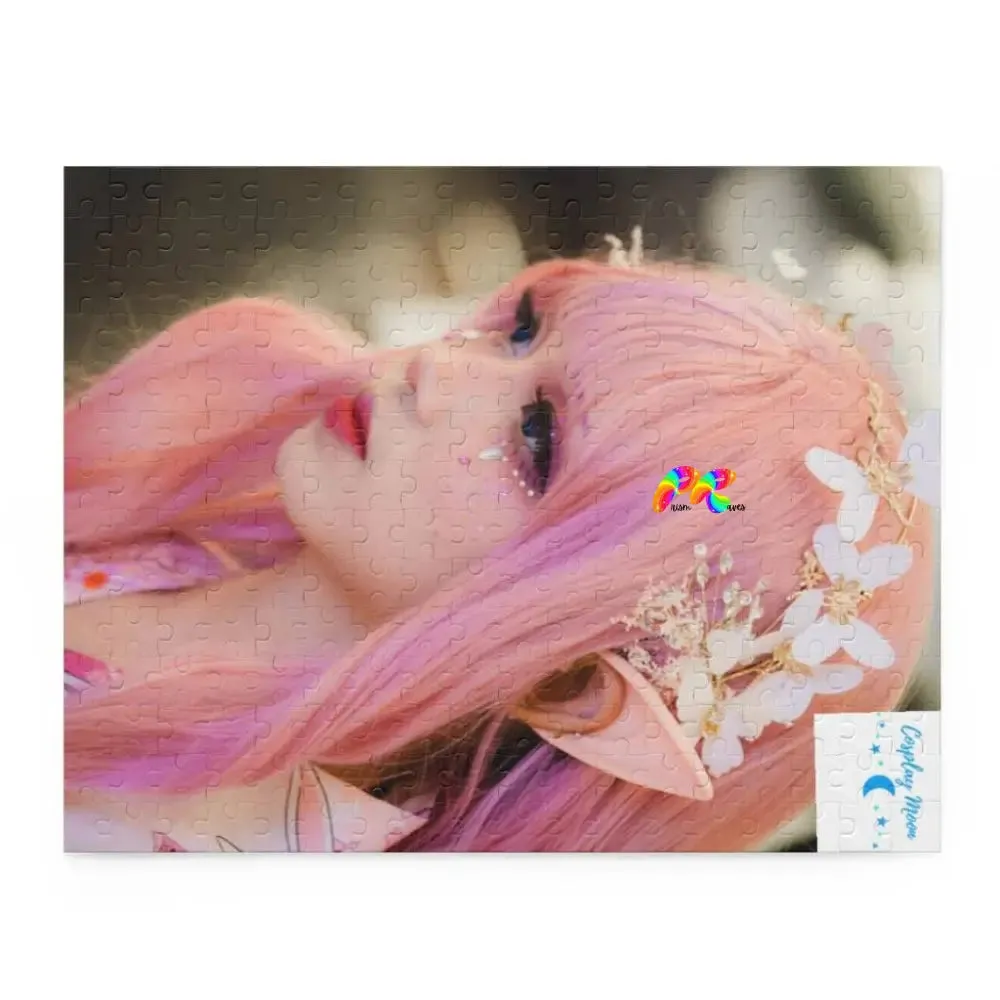 Girl Elf With Pink Wig Puzzle (120, 252, 500-Piece)