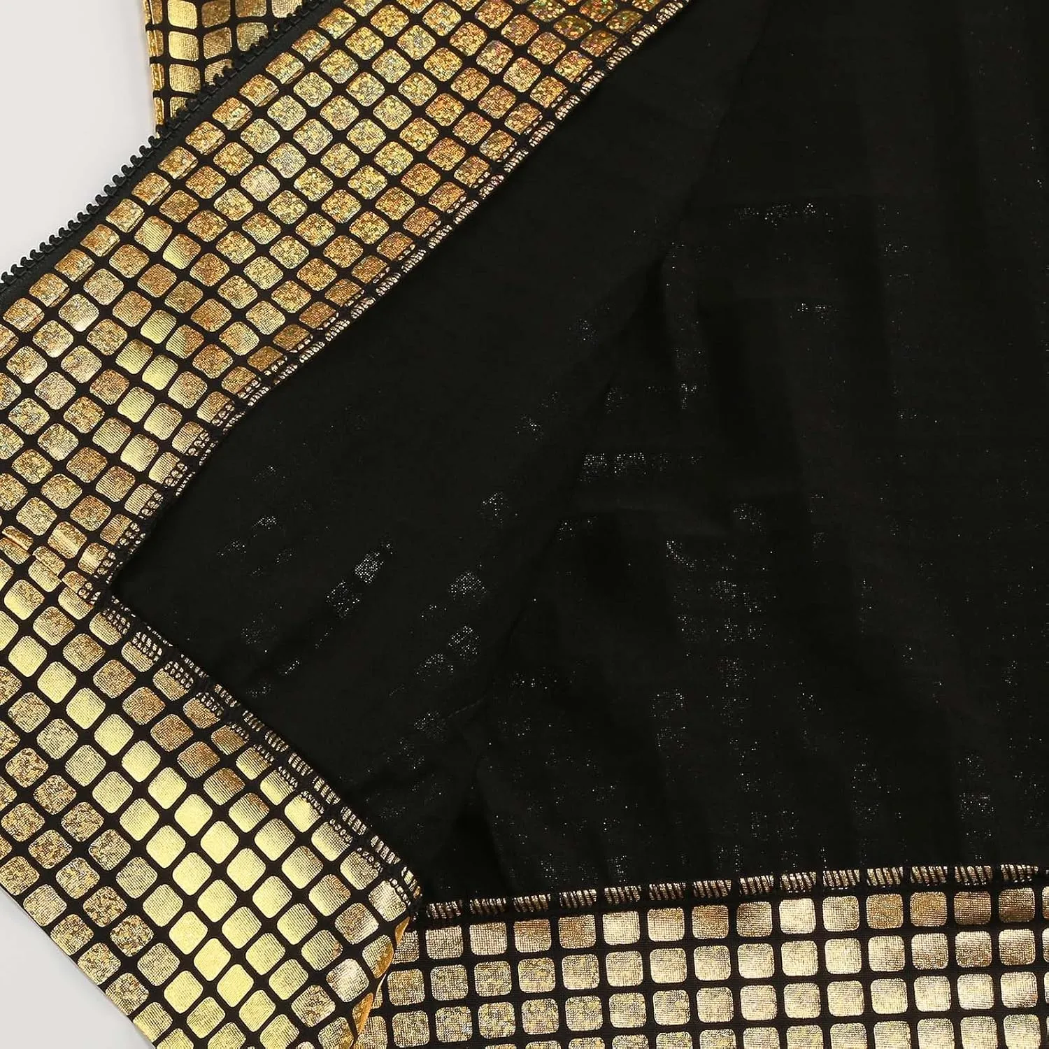 GRAJTCIN Metallic Sleeveless Hooded Vest for Men Zip Up Disco Vest Metallic Shirts