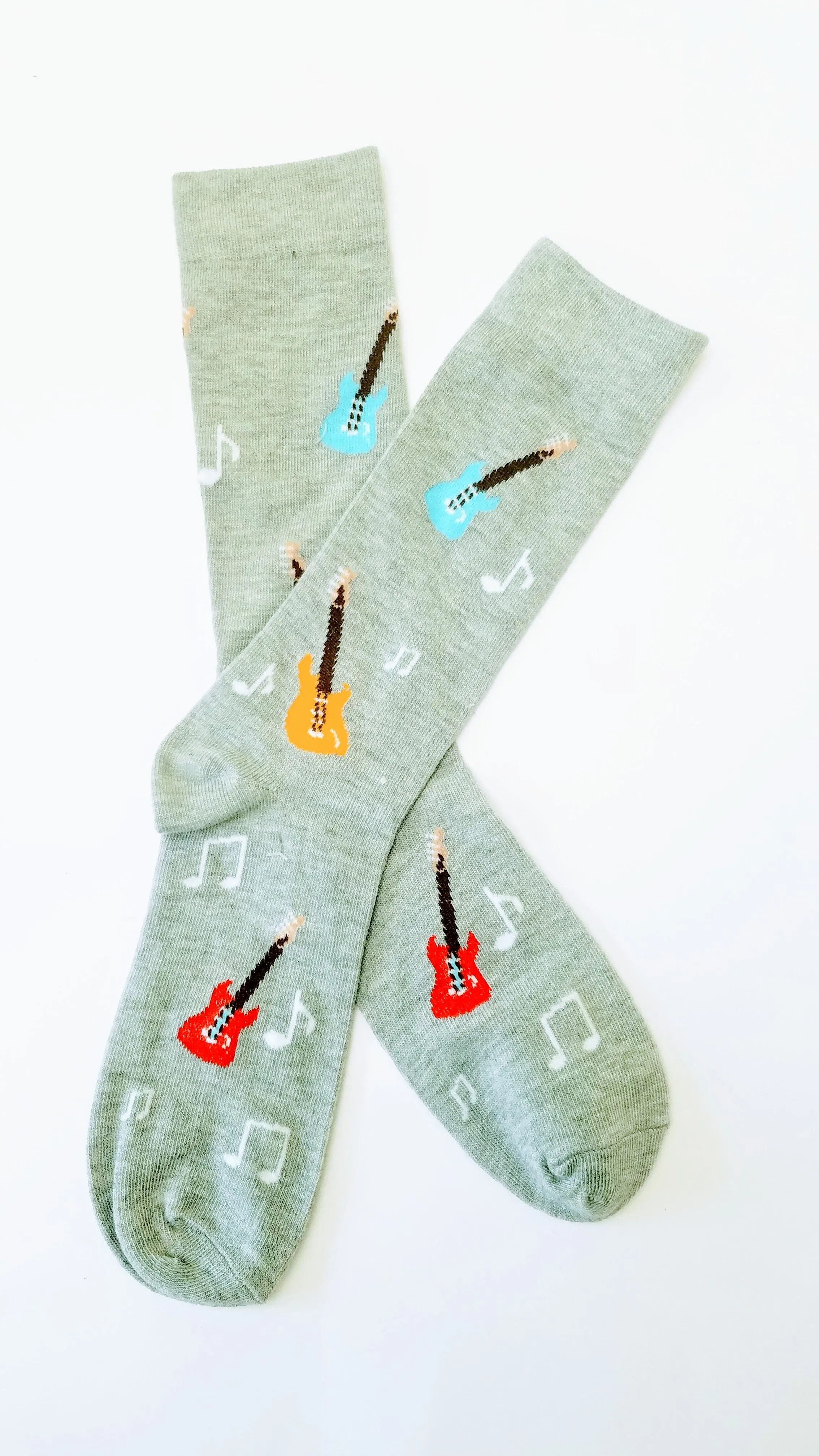 Guitar Muisc Note Crew Socks