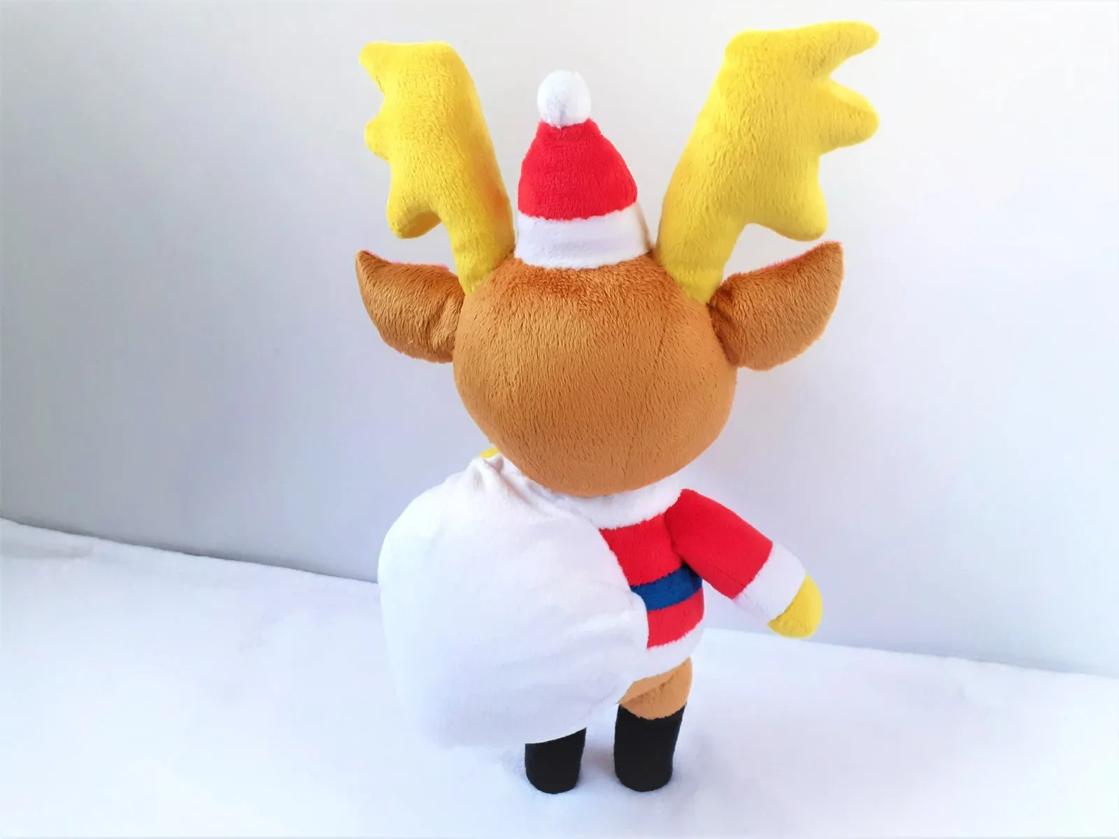 Handmade custom Jingle the deer Christmas plush home decor