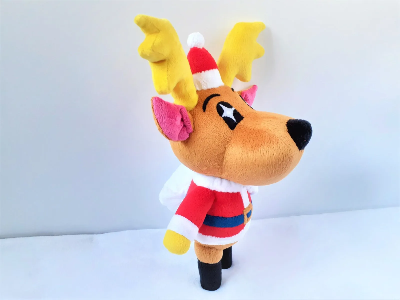 Handmade custom Jingle the deer Christmas plush home decor