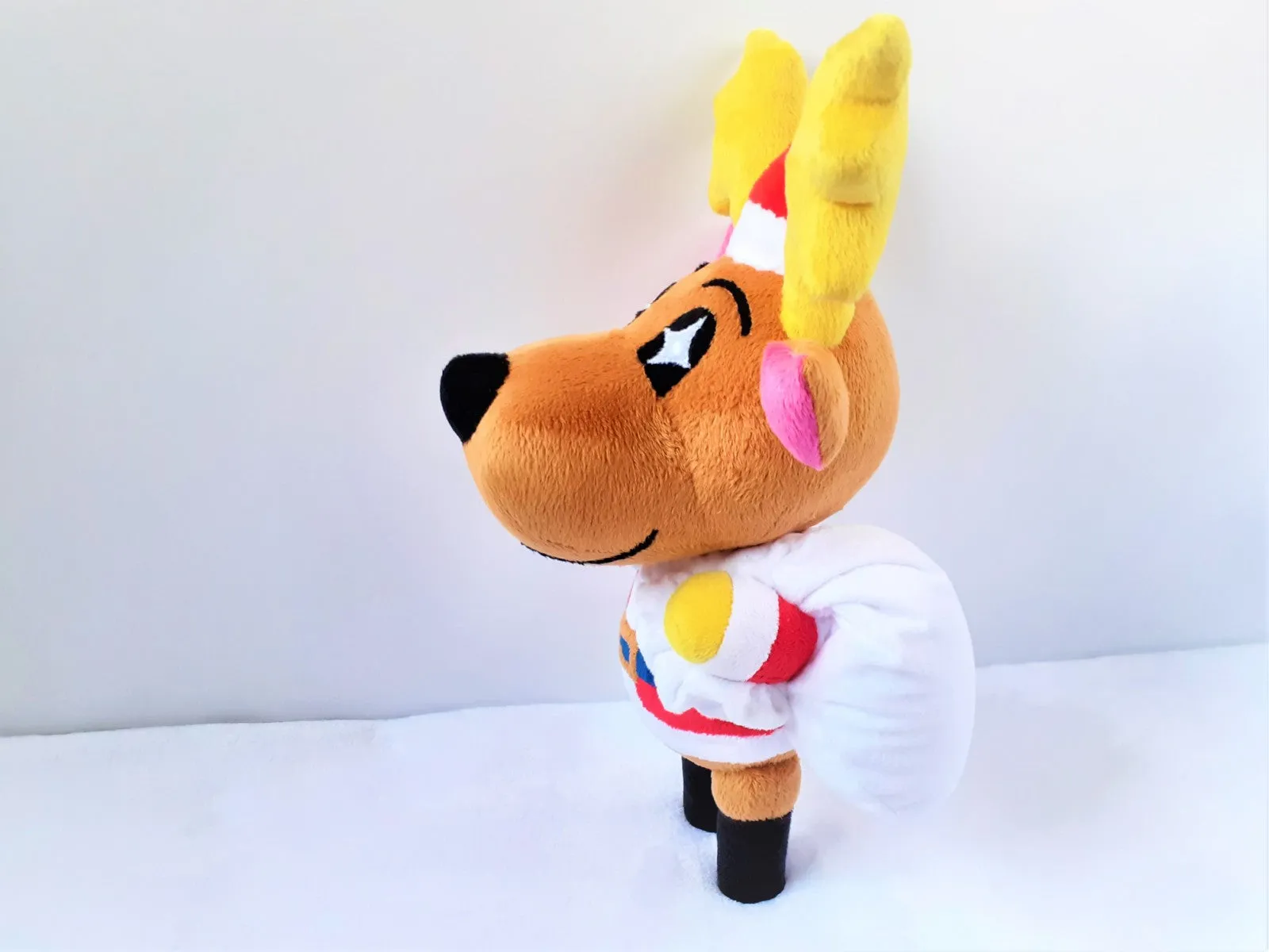 Handmade custom Jingle the deer Christmas plush home decor