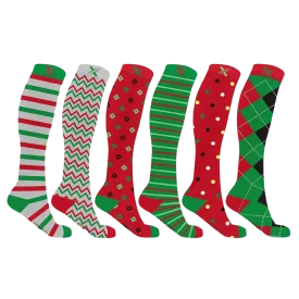 Happy Holidays Socks (6-Pairs)
