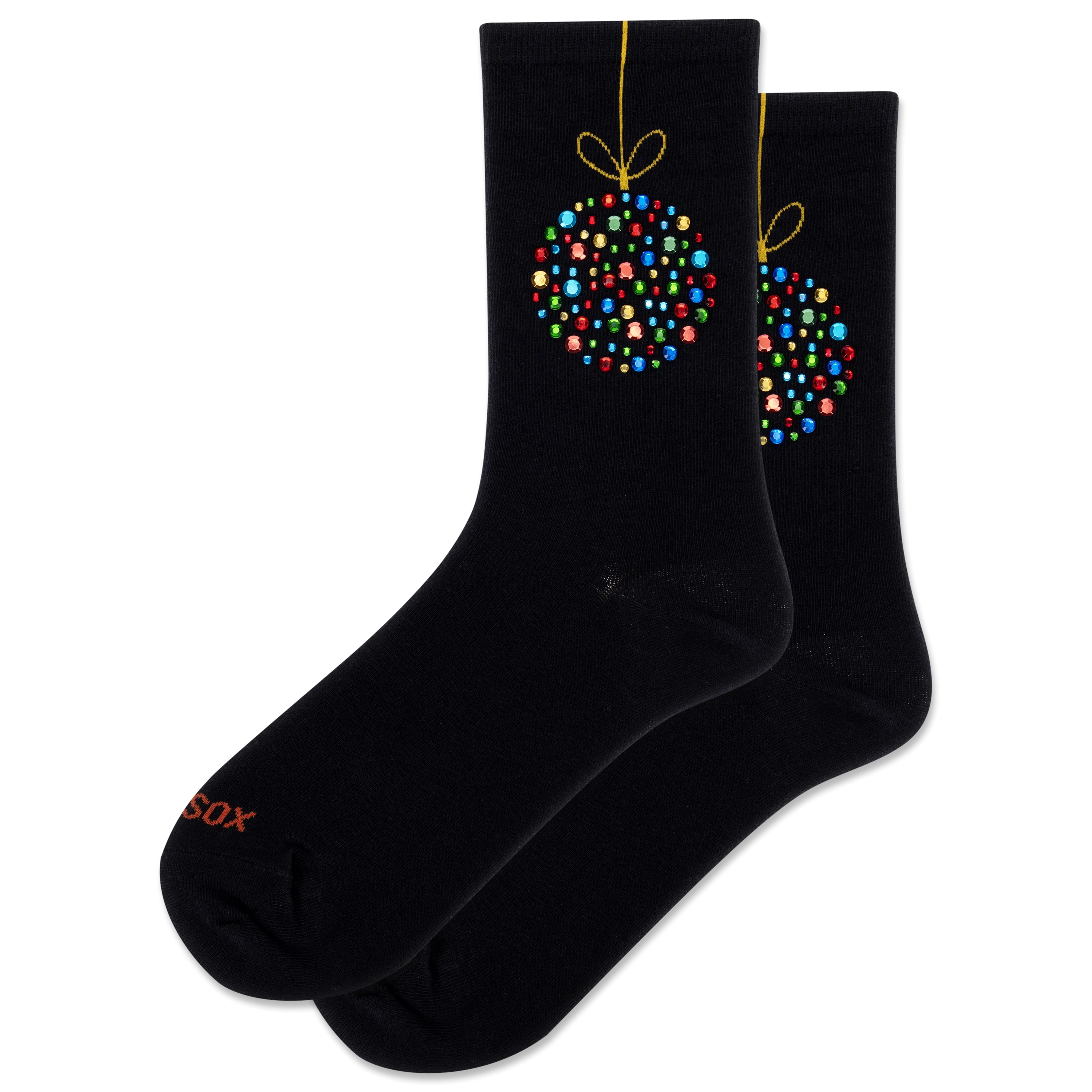 HOTSOX Womens Decorative Crew Socks