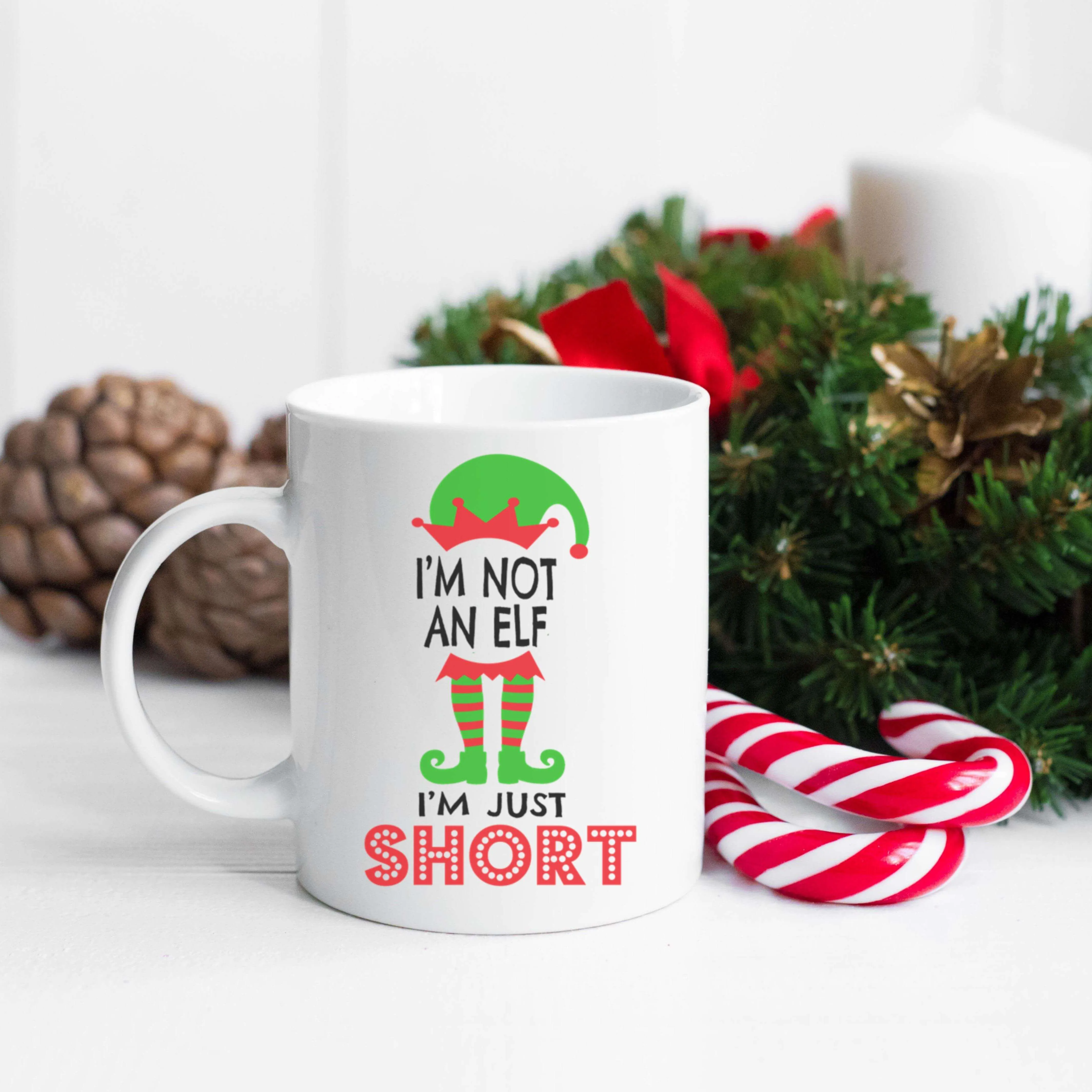 I'm Not An Elf Mug
