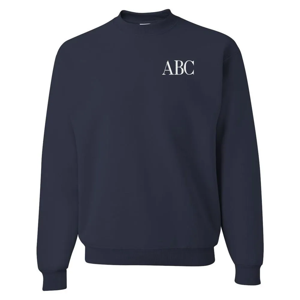 Initialed Crewneck Sweatshirt