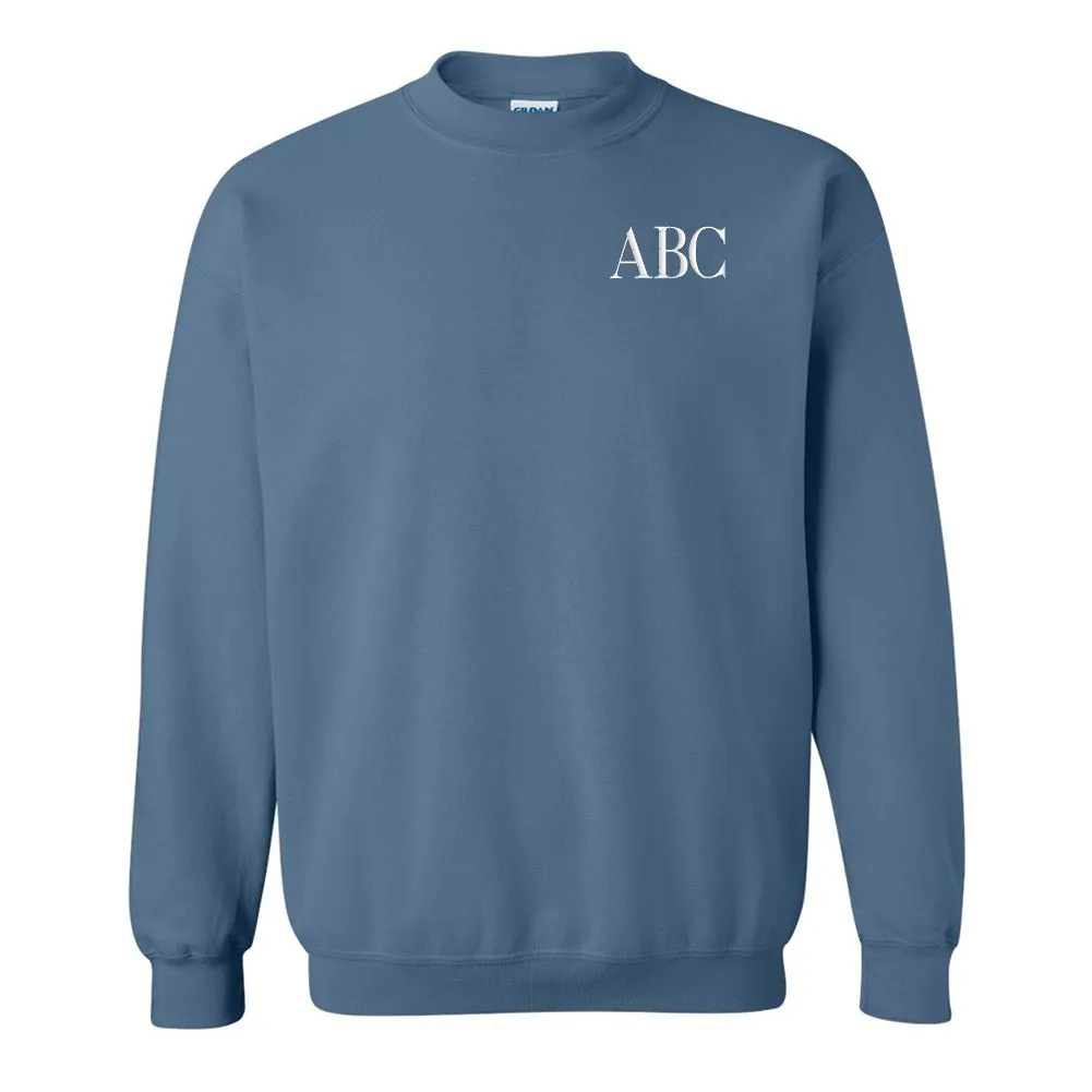 Initialed Crewneck Sweatshirt