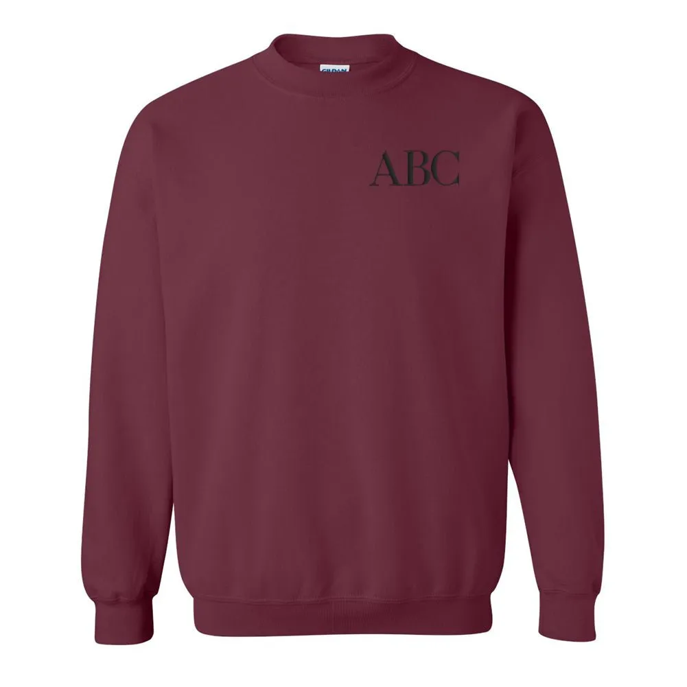 Initialed Crewneck Sweatshirt