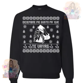 Jenni River Xmas Black Sweater Clearance RTS