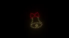 Jingle bells animation - 50 drones