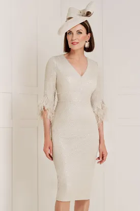 John Charles 29102 Novelty Oyster Dress
