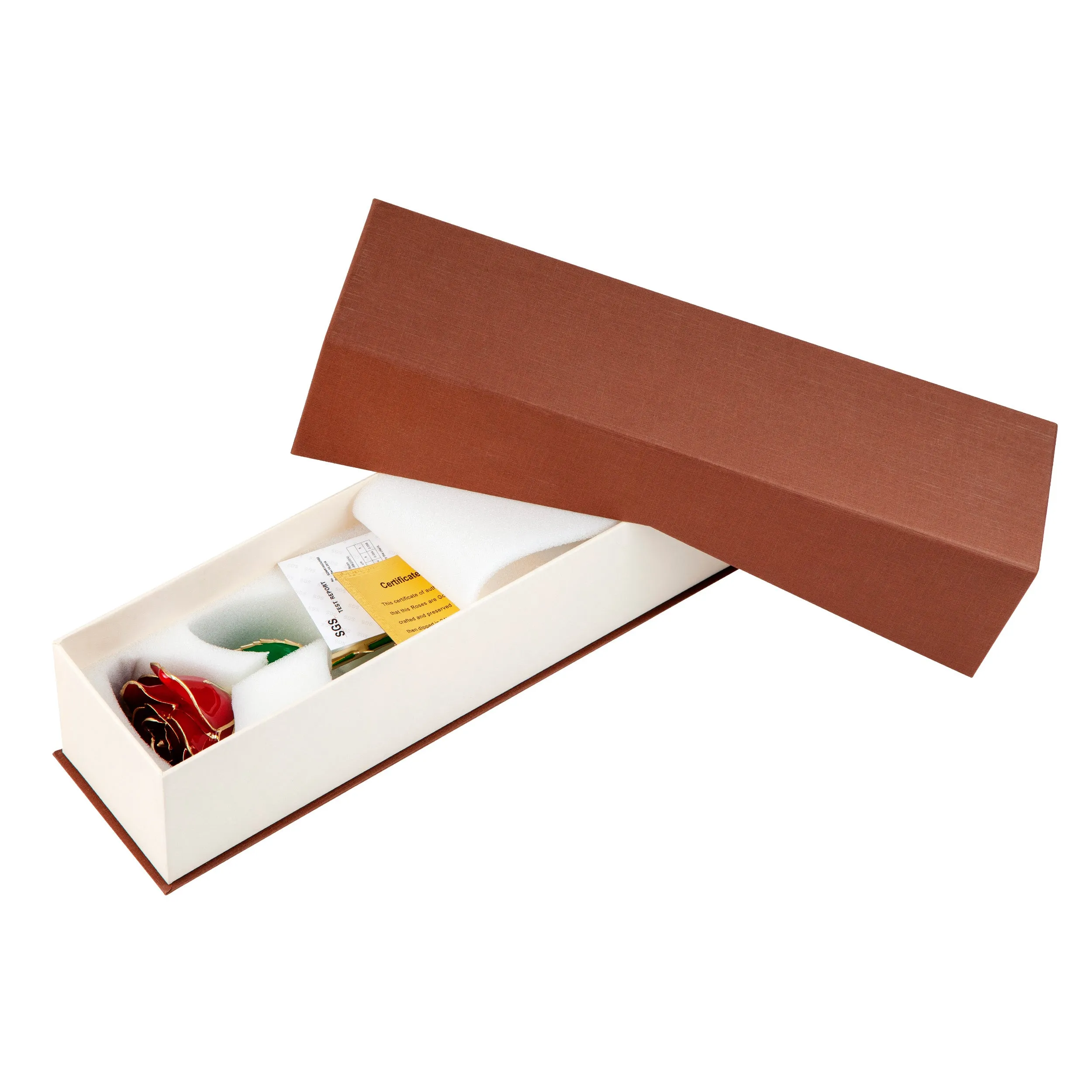 Juicy Orange 24K Gold Dipped Rose