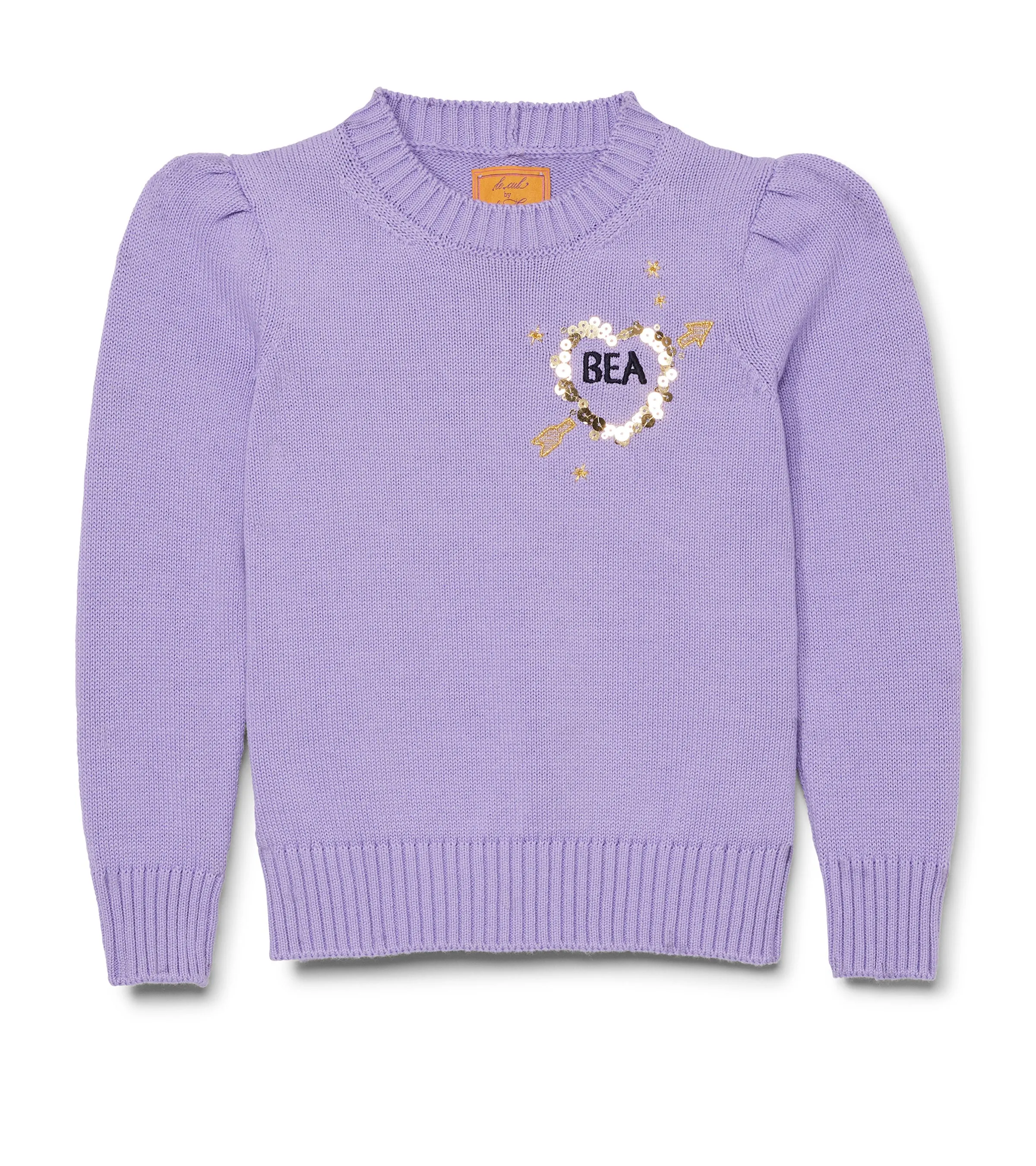 Kids Cotton Puff Sleeve Petite Crew