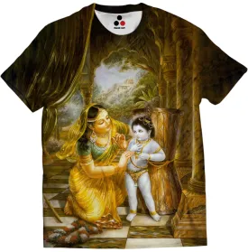 Krishna being punished