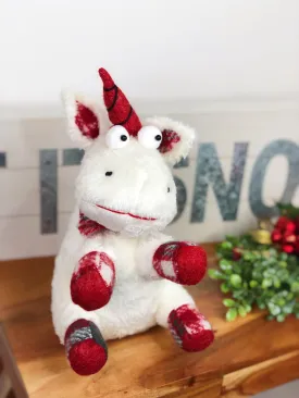 #L361 Plush Plaid Unicorn