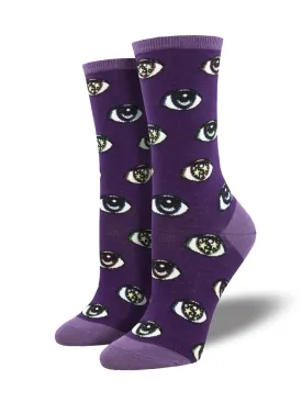 Ladies Starry Eyes Socks