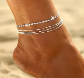 Layered Boho Anklet