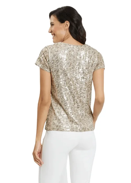 LEOPARD SEQUINS WINNIE TOP