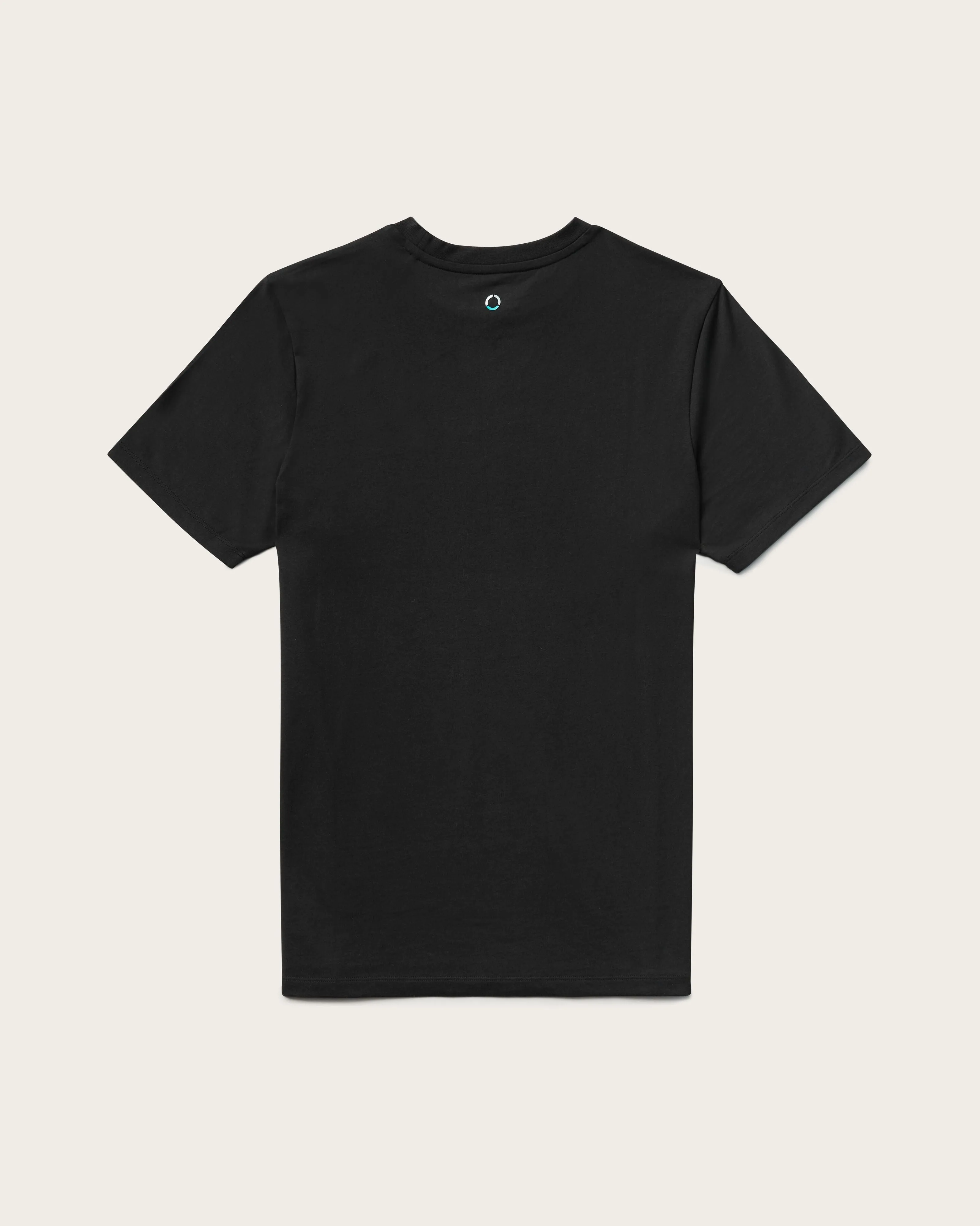 Mens Large Logo Tee Black