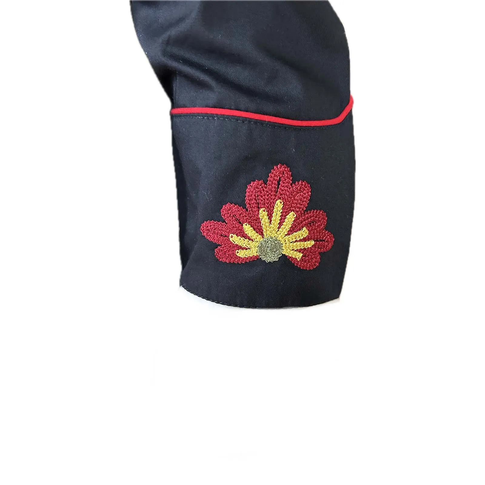 Men's Vintage Floral Chenille Embroidered Western Shirt