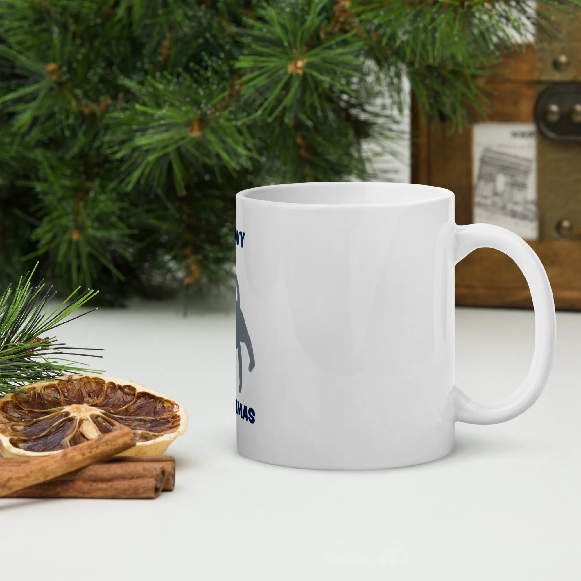 Meowy Christmas Holiday Mug