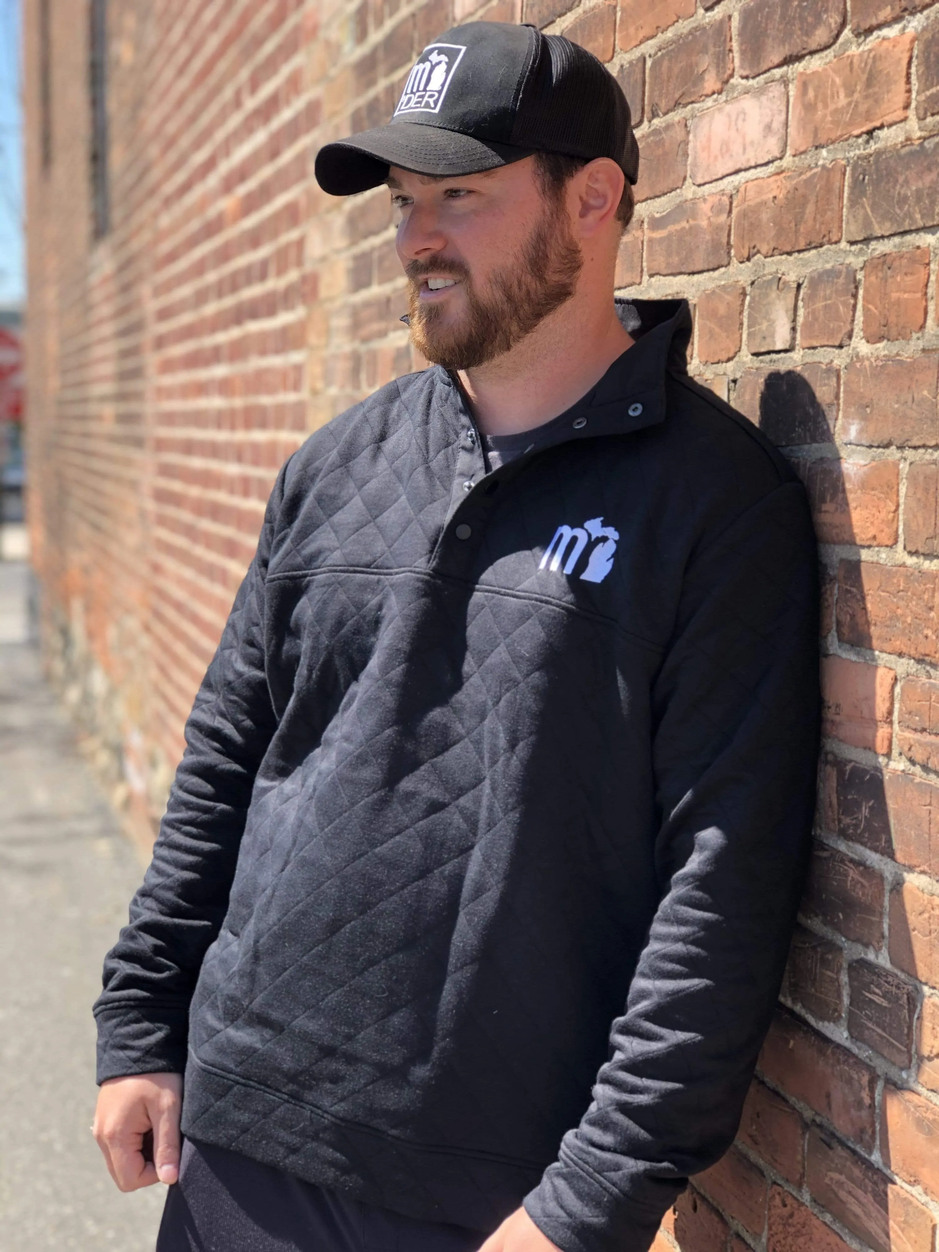 mi Quilted Snap Pullover