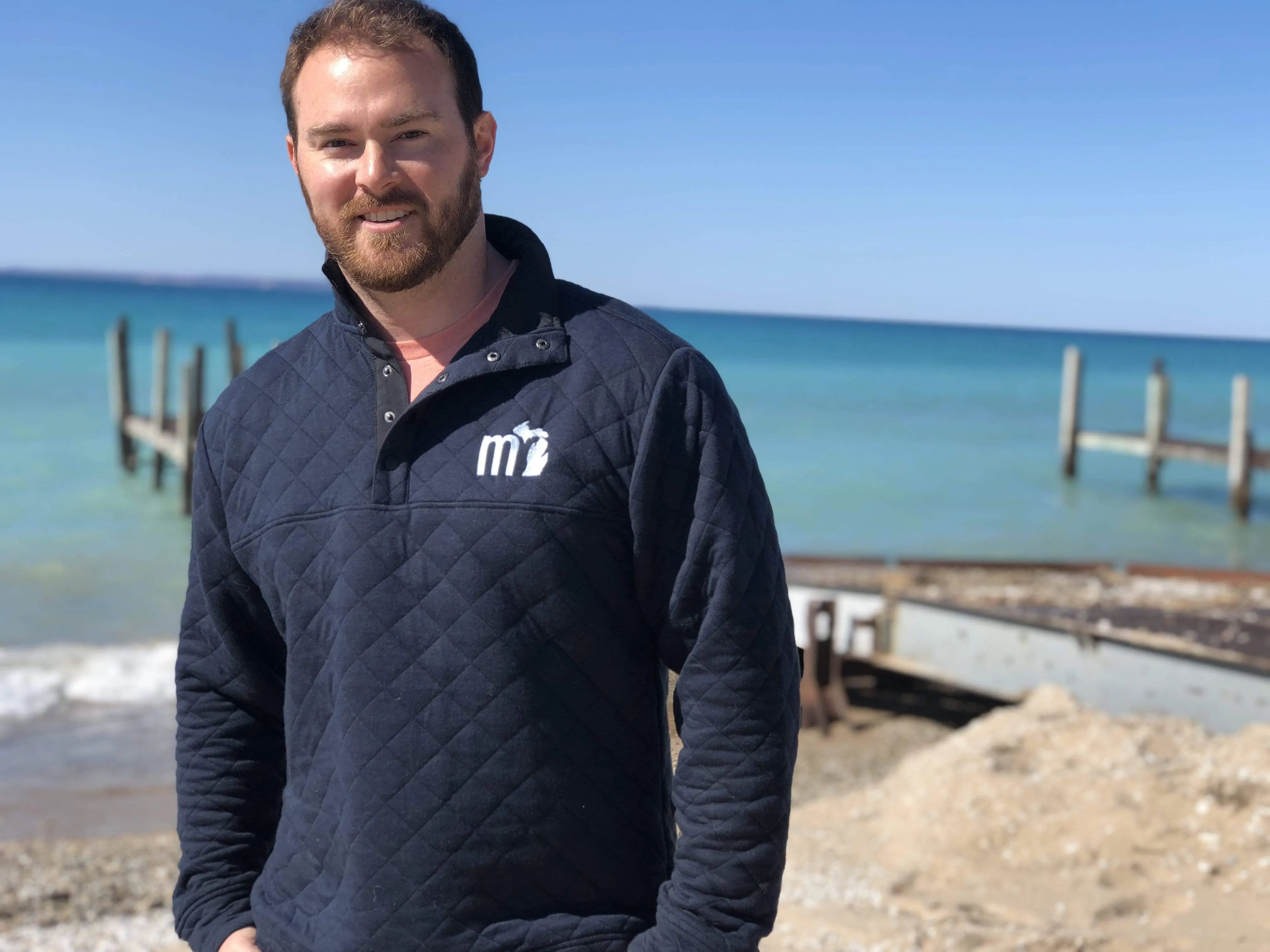 mi Quilted Snap Pullover