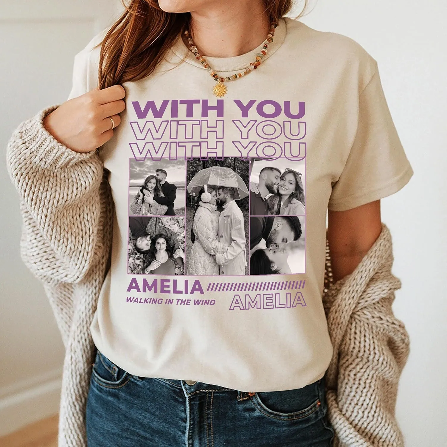 Mit & Mia Custom Bootleg Rap Tee Shirts - Vintage Graphic Tees for Boyfriend - Christmas, Birthday